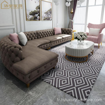 Nouveau canapé chesterfield moderne pour meubles de salon